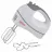 Миксер Brock HAND MIXER HM 4002 WH 300W, MORE PRECISE BLENDING AND HEAVY-DUTY BLENDING PERFORMANCE. 5 DIFFERENT SPEED SETTINGS WITH TURBO. STAINLESS STEEL PERCUSSION INSTRUMENTS AND HOOKS.