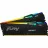 Модуль памяти KINGSTON 32GB DDR5-6400MHz  Kingston FURY Beast RGB (Kit of 2x16GB) (KF564C32BBEAK2-32), CL32-39-39, 1.4V, AMD EXPO 1.0/Intel XMP 3.0, Black