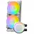 AIO Liquid cooling MSI MAG CORELIQUID E240 WHITE, 360MM RADIATOR, INTEL LGA 1851/1700/1200/115X & AMD AM5/AM4, 2X 120MM ARGB FDB FANS, 14.3 ~ 34.3 DBA, 75.04 CFM, 4-PIN PWM, PUMP W/ARGB: 3000 RPM ± 10%, 20 DBA, 4-PIN PWM, 200,000 HOURS, COOPER BASE, ROTATABLE WATER CAP