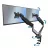Suport pentru monitor ESPERANZA ARM FOR 2 MONITOR 10"-27"   MACHE ERW020, ADJUSTABLE DESK DISPLAY MOUNTING ARM, GAS SPRING MAX LOAD: 2X6 KG, VESA 75/100 MM, TILT ADJUSTMENT (UP/DOWN): +/-80O, RIGHT/LEFT ADJUSTMENT: +90O/-90O, MONITOR HEIGHT ADJUSTMENT: 0-400 MM, SCREEN ROT