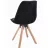 Scaun Jumi SCAUN BUCATARIE/LIVING, SAIDA, , CATIFEA, LEMN, 49X52X83 CM, NEGRU