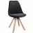 Scaun Jumi SCAUN BUCATARIE/LIVING, SAIDA, , CATIFEA, LEMN, 49X52X83 CM, NEGRU