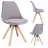 Scaun Jumi SCAUN BUCATARIE/LIVING, SAIDA, , CATIFEA, LEMN, 49X52X83 CM, BEJ