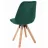 Scaun Jumi SCAUN BUCATARIE/LIVING, SAIDA, , CATIFEA, LEMN, 49X52X83 CM, VERDE
