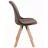 Scaun Jumi SCAUN BUCATARIE/LIVING, SAIDA, , CATIFEA, LEMN, 49X52X83 CM, MARO