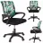 Fotoliu de birou Jumi SCAUN DE BIROU, , SMART, 91X64X54CM, INALTIME REGLABILA, CAPACITATE MAXIMA 110KG, NEGRU/VERDE