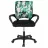 Fotoliu de birou Jumi SCAUN DE BIROU, , SMART, 91X64X54CM, INALTIME REGLABILA, CAPACITATE MAXIMA 110KG, NEGRU/VERDE