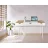 Masa de birou Nex Home MASA DE BIROU CU UN SERTAR, JUMI, 120X60X77CM, STEJAR/ALB