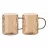 Кружка Ardesto Glass cups Ardesto Shine 260 ml 2 pcs, AR2626GS
