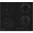 Plita combinata incorporabila Candy CMG2V2BG/1, Black