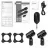 Microfon SVEN MK-742, TWO WIRELESS DYNAMIC MICROPHONES, LI-ION 180MAH, 2.4GHZ RADIO / 6.3 MM PLUG, UP TO 25 M DISTANCE, UP TO 12 HOURS, POP FILTER, BLACK