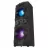 Boxa SVEN PS-1500, 500W (2X250) DYNAMIC SWITCHABLE RGB BACKLIGHT, TWS, BLUETOOTH, FM, USB, LED DISPLAY, MICROPHONE INPUT FOR KARAOKE, NFC, AUDIO INPUT FOR CONNECTING AN ELECTRIC GUITAR, CARRYING HANDLE AND WHEELS, WOODEN BODY (MDF), 13 KG, BLACK