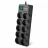 Сетевой фильтр SVEN Surge Protector SVEN SF-10E-16, 10 Sockets, Children protection, Varistor protection, NON-FLAMMABLE, 3680W, 1.8m, Black