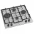 Plita incorporabila cu gaz WOLSER WL- F 6408 TURBO INOX FFD ROMB, Inox
