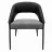 Scaun Jumi SCAUN PREMIUM , BERGAMO, 80X50X65CM, PICIOARE DIN METAL, NEGRU/GRI