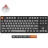 Gaming keyboard Keychron K8 MAX QMK WIRELESS CUSTOM MECHANICAL KEYBOARD RUSSIAN LAYOUT (K8M-J1-RU), BLACK, 80% TKL LAYOUT, ALUMINIUM FRAME, RGB BACKLIGHT,  SUPER MECHANICAL RED SWITCH, HOT-SWAP, 2.4GHZ&BLUETOOTH, USB TYPE-C, GAMER (TASTATURA/КЛАВИАТУРА)