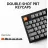 Gaming keyboard Keychron K10 MAX QMK WIRELESS CUSTOM MECHANICAL KEYBOARD RUSSIAN LAYOUT (K10M-H1-RU), BLACK, FULL SIZE LAYOUT, RGB BACKLIGHT,  SUPER MECHANICAL RED SWITCH, HOT-SWAP, 2.4GHZ&BLUETOOTH, USB TYPE-C, GAMER (TASTATURA/КЛАВИАТУРА)