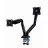 Держатель для монитора GEMBIRD Arm for 2 monitors 17”-35” - Full-motion desk arm Gembird MA-DA2-03, Alu and Steel, Gas spring 3-10 kg per screen, VESA 75/100, arm rotates, extends and retracts, tilts to change reading angles, and allows to rotate display from landscape-to-portrait