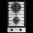 Plita incorporabila cu gaz BAUER GH-302 SS02, Inox