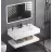 Set mobilier baie cu lavoar Cersanit SET MOBILIER BAIE DIN PIATRA SINTERIZATA 1009A (60CM)