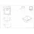 Set chiuveta de bucatarie si baterie Sandonna VESTA 400 CHIUVETA  (ALB)