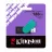 Флешка KINGSTON 128GB USB3.2 Flash Drive Kingston DataTraveler Exodia S (DTXS/128GB), Black + Turquoise, Plastic, Slider Cap