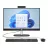 PC All-in-One HP All-in-One PC - 27” HP AiO 27-cr1007ci 27” FHD IPS Non-Touch, Intel Core Ultra 5 125U, 1x16Gb DDR5 5600, 512GB M.2 PCIe NVMe SSD, Intel Internal Graphics, CR, FHD IR Cam, WiFi6 2x2 + BT5, HDMI, LAN, Wired KB and Mouse 125, FreeDos, Jet Black.
