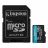 Card de memorie KINGSTON 512GB microSD Class10 A2 UHS-I U3 (V30) Kingston Canvas Go Plus Gen 4 + SD Adapter, Ultimate, up to 200Mb/s, Ideal for Android mobile devices, action cams, drones and 4K video production