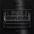 Cuptor electric incorporabil BACKER RIKI 16 AirSteam SOFT BL MATT GL, Black Matt
