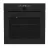 Cuptor electric incorporabil BACKER RIKI 16 AirSteam SOFT BL MATT GL, Black Matt