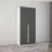 Dulap MOBILDOR Dulap Smart-Home 1.0x0.56x2.0H m. cu bară p/u umerașe Alb/Anthracite