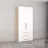 Dulap MOBILDOR Dulap Smart-Home 1x0.56x2.0H m. cu polițe și sertare Alb/Sonoma
