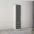 Шкаф MOBILDOR Dulap Smart-Home 0.50x0.56x2.0H m. cu polițe și sertare Alb/Anthracite