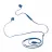 Casti fara fir JBL Earphones  JBL T305C, Blue