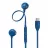 Casti fara fir JBL Earphones  JBL T305C, Blue