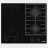 Plita combinata incorporabila WOLSER WL-QX602G2IND, Black