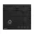 Plita incorporabila cu gaz WOLSER WL-BRD 6406, Black Matt Glass