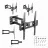 Suport perete GEMBIRD WM-55ST-03, Black