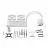 AIO Liquid cooling be quiet! Light Loop 240mm WHITE, (15.4-34.9dB, 2x120mm ARGB fans, PWM, 2100RPM, ARGB Block, ARGB-PWM-Hub, 1200g.)