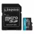 Card de memorie KINGSTON 128GB microSD Class10 A2 UHS-I U3 (V30) Kingston Canvas Go Plus Gen 4 + SD Adapter, Ultimate, up to 200Mb/s, Ideal for Android mobile devices, action cams, drones and 4K video production