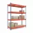 Стеллаж Nex Raft metalic de depozitare Nex Titan 1800x1600x500 mm, 4 rafturi MDF, Blue/Orange