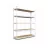 Стеллаж Nex Raft metalic de depozitare Nex Titan 2160x1200x600 mm, 5 rafturi MDF, galvanizat