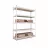 Стеллаж Nex Raft metalic de depozitare Nex Titan 2160x1200x600 mm, 5 rafturi MDF, galvanizat