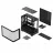 Корпус без БП ASUS PRIME AP202 TG ARGB, Black, (mATX)