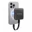 HDD Extern TRANSCEND 1.0TB ESD420 Iron Gray, USB-C 3.2 20Gbps (69.5x63x10mm, 48g, R/W:2000/2000 MB/s, Magnetic compatible wtih MagSafe)