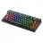 Gaming keyboard Machenike Wireless KT68 Pro Tri-Mode Black North 68 Transparent Keycaps Mechanical Gateron Brown Switch RGB Keyboard KT68 Pro, Conexiune: Cu fir + fără fir, Conectare: Bluetooth, USB, 2,4 GHz (receptor USB), Tipul tastaturii: Mecanic