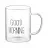 Cana Ardesto Glass cups Ardesto  Good Morning Set 420 ml 2pcs, AR2642BMR