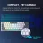 Gaming keyboard Machenike Wireless K500-B61W Tri-mode Grey 61 Key Mechanical Brown Switch RGB Keyboard K500-B61W Grey, Conectare: Bluetooth, USB, 2,4 GHz (receptor USB)