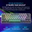 Gaming keyboard Machenike Wireless K500-B61W Tri-mode Grey 61 Key Mechanical Brown Switch RGB Keyboard K500-B61W Grey, Conectare: Bluetooth, USB, 2,4 GHz (receptor USB)