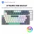 Gaming keyboard Machenike Wireless K500-B61W Tri-mode Grey 61 Key Mechanical Brown Switch RGB Keyboard K500-B61W Grey, Conectare: Bluetooth, USB, 2,4 GHz (receptor USB)